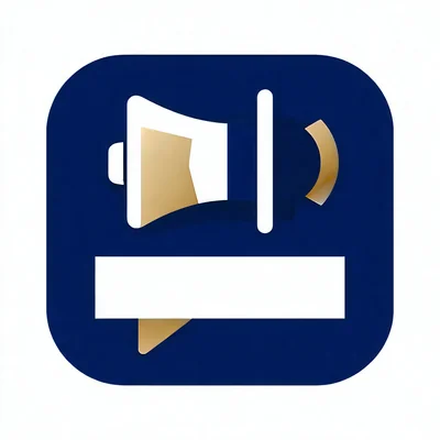 Biểu tượng thông báo chính thức F88bet với loa phóng thanh