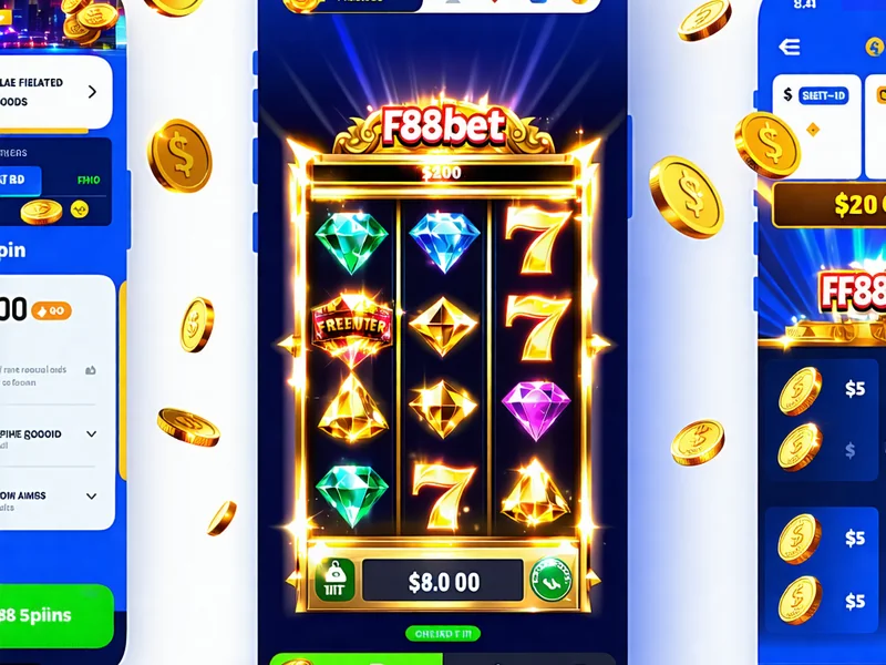 Giao diện trò chơi slot và bắn cá F88bet trên ứng dụng