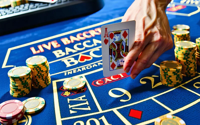 Hình ảnh bàn chơi Baccarat trực tuyến tại F88bet