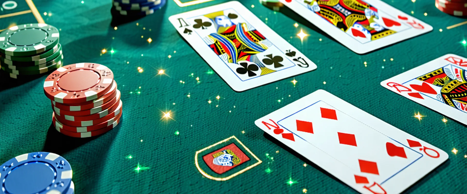 Hình ảnh tổng quan trò chơi bài & cờ F88bet với các quân bài, chip và giao diện sòng bạc ảo