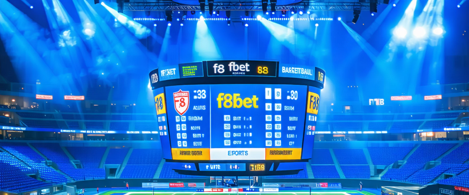 Hình ảnh tổng quan về cá cược thể thao F88bet với nhiều môn thể thao và tỷ lệ cược hấp dẫn