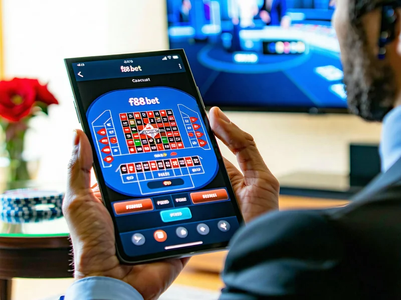 Người chơi trải nghiệm sòng bạc trực tiếp F88bet trên điện thoại di động, giao diện thân thiện