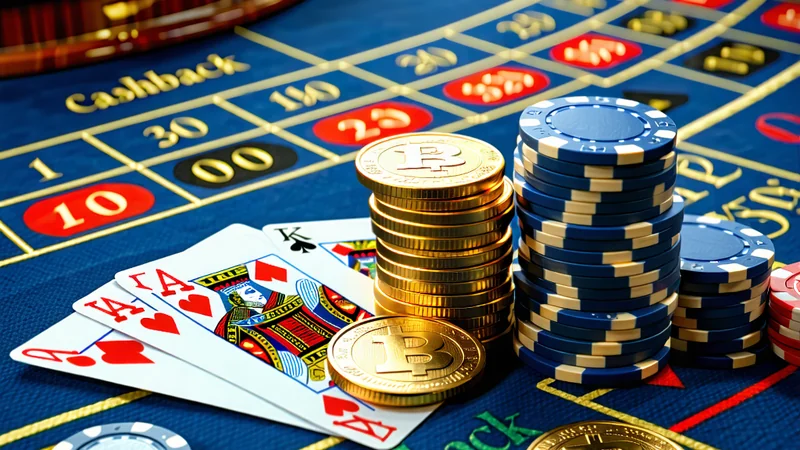 Hình ảnh hoàn trả casino trực tuyến F88bet với bàn baccarat và chip