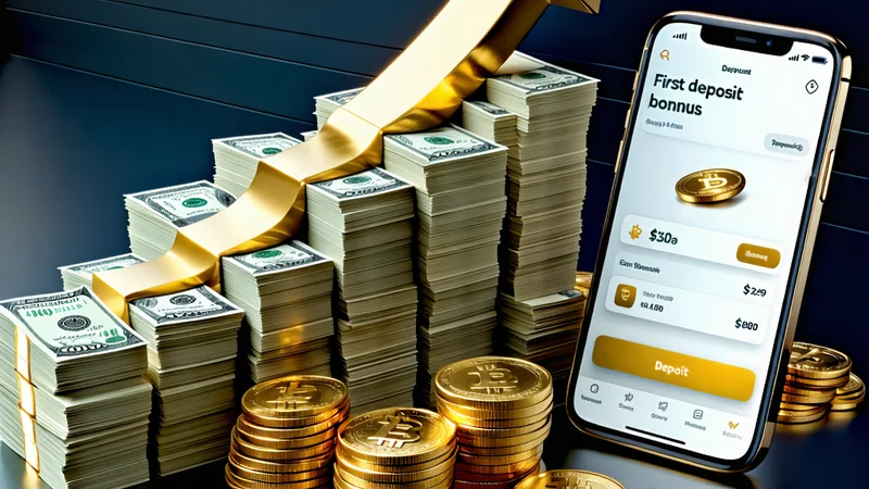 Hình ảnh ưu đãi nạp tiền lần đầu F88bet với các biểu tượng tiền mặt