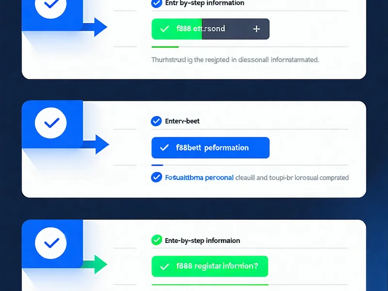 Minh họa các bước đăng ký tài khoản F88bet một cách dễ hiểu và nhanh chóng