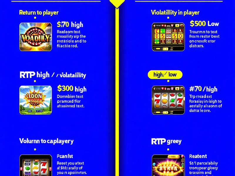 Biểu đồ giải thích RTP và Biến động trong máy đánh bạc F88bet