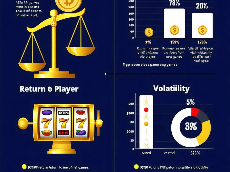 Biểu đồ giải thích RTP và Độ Biến Động của slot game F88bet