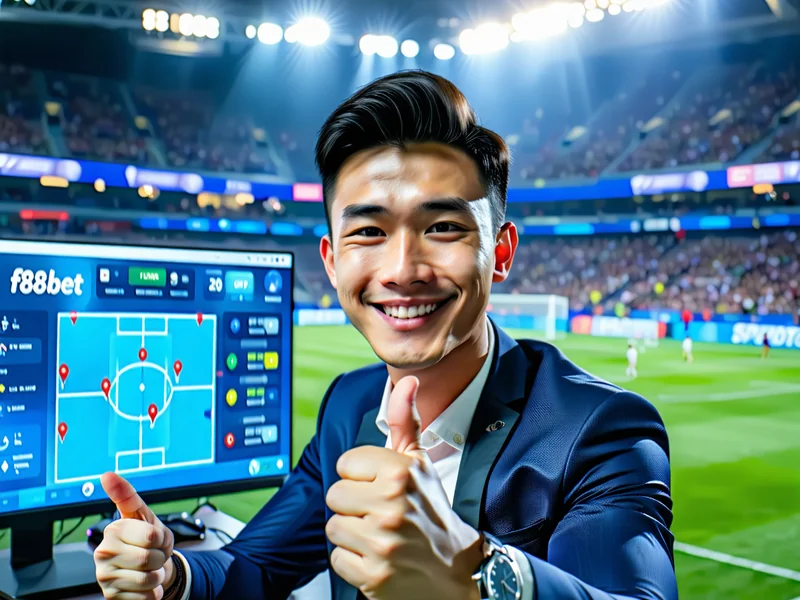 Anh Tuấn Anh vui mừng với chiến thắng cá cược thể thao F88bet